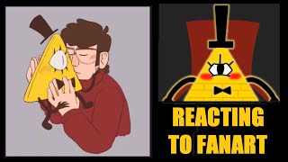 BILL CIPHER Reacts to YOUR FANART Part 11 [upl. by Humphrey]