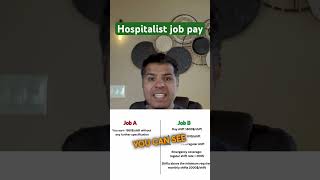 Hospitalist job pay hospitalist internalmedicine [upl. by Elisabet]