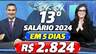 INSS 1ª PARCELA do 13º SALÁRIO para os APOSENTADOS  CALENDÁRIO INSS 2024  VEJA DATAS e VALORES [upl. by Artenahs]