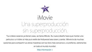 iMovie Y iPhoto Actualización Gratis iLife Para Mavericks En Español Apple Mac MacBook Pro [upl. by Bogey]