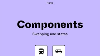 Figma Tutorial Components  Swapping and States [upl. by Haem399]