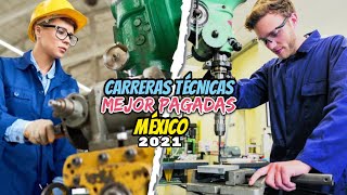 10 CARRERAS TÉCNICAS Mejor Pagadas En MÉXICO 2024 😎 [upl. by Kehoe]