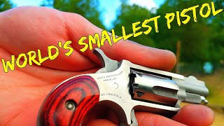 The Worlds smallest Pistol NAA Mini 22lr Review [upl. by Anivla]