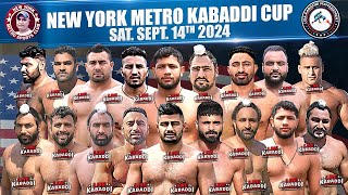 LIVE  New York Metro Kabaddi Cup 2024  USA Kabaddi [upl. by Llorre]