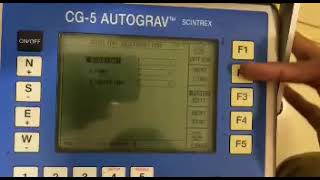 CG5 Autograv data acquisition and settings  Scintrex [upl. by Devan531]