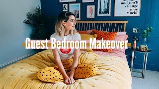 GUEST BEDROOM MAKEOVER  BEFORE amp AFTER  AD [upl. by Atinnek338]