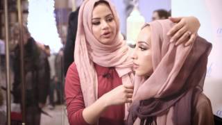 Live Hijab Tutorial and Style Tips with Ruba Zai amp LookaMillion [upl. by Sherline]