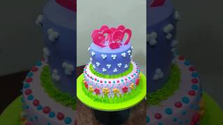 Step Cake Design Birthday Chocolate Cake cakedesign youtube shorts trending ytshorts cake [upl. by Kcirneh]