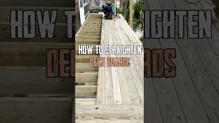 How to straighten deck boards [upl. by Wood326]