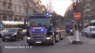 Massive convoy of police and bank trucks [upl. by Siro291]