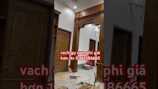 vách gỗ đẹp giá rẻ siêu bền 0365186665 [upl. by Anigroeg62]