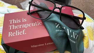 Zenni review on migraine Lens and Night Vision Lens [upl. by Leunammi]