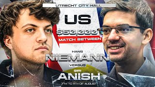 Classical Round 5  Hans Niemann vs Anish Giri 2024  Sicilian Defense  Najdorf Variation [upl. by Lilian]