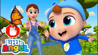 Play Safe Song  Little Angel Kids Songs amp Nursery Rhymes [upl. by Bud]