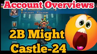 Castle24 2B Might F2P Account Overviews Will You Dare Rally Him Lords Mobile [upl. by Donough906]