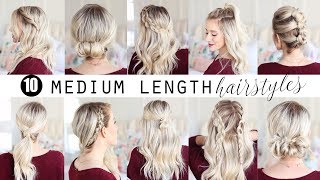 TEN Medium Length Hairstyles  Twist Me Pretty [upl. by Shaver]