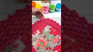 Crochet Edging on Fleece Blankets DIY shorts [upl. by Orth]