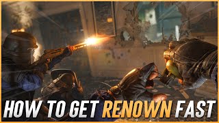 How to Get Renown Fast in Rainbow Six Siege Y8S2 75K RENOWN A WEEK [upl. by Ynehpets114]