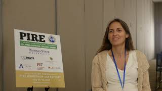 Dr Aitana Tamayo from Instituto de Ceramica y Vidrio ICV Spain at the second NSF PIRE workshop [upl. by Hgielah]