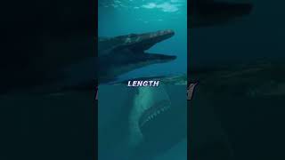 Mosasaurus vs Otodus Chubutensis shorts 1v1 paleontology shark whoisstrongest [upl. by Dlanigger]