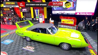 SOLD for 675000  1970 Plymouth Hemi Superbird [upl. by Haymes77]