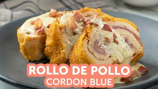 Rollo de Pollo Cordon Blue  Kiwilimón [upl. by Kimble347]