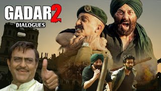 Gadar 2  Hindustan Zindabad  Tara Singh Best Dialogues in Gadar  Sunny Deol Amisha patelgadar2 [upl. by Aitnom422]