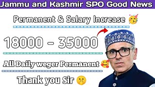 Jampk SPO permanent amp Salary Increase Updates  All Daily weger Permanent 🥰  Good news 🤩 [upl. by Gromme]