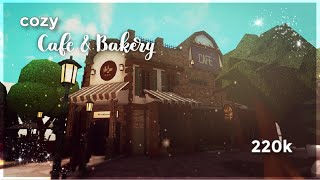 Cozy Cafe amp Bakery  Apartment 220k  Roblox Bloxburg [upl. by Arahahs]