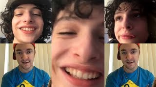 Finn Wolfhard  Instagram Live Stream  30 March 2018 [upl. by Nwadal]