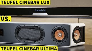 Teufel CINEBAR ULTIMA Test vs CINEBAR LUX Soundbar  CH3 Review Klangtest Deutsch [upl. by Yesnyl]