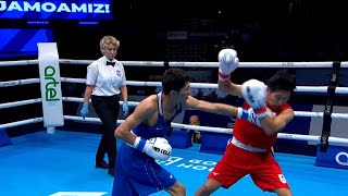 QF 48KG ARATAKE KAZUMA JPN vs TASHKENBAY SANZHAR KAZ  IBA World Boxing Championships 2023 [upl. by Pride640]