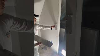 Rookie OR Pro Finishing Drywall 👀⁉️ drywall construction reels pressurewash asmrsounds share [upl. by Daisie]