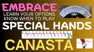 How to play Canasta SPECIAL HANDS learn to see them amp raise your score 101424 canasta familyfun [upl. by Aletta]