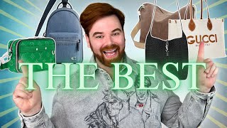 Spring 24s BEST Designer Bags for Men Best Bags For Men  Louis Vuitton  Gucci  Coach [upl. by Nadabus31]