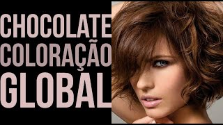 DESCUBRA A COLORAÇÃO USADA NO CABELO CHOCOLATE [upl. by Scutt]