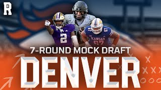 Denver Broncos 7Round Mock Draft [upl. by Mable]