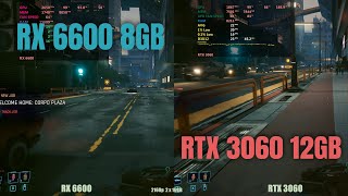 RX 6600 vs RTX 3060 gaming 4k [upl. by Allista]