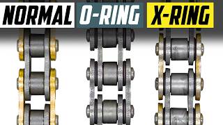 ORing vs XRing vs “Normal” Motorcycle Chains  What’s The Difference [upl. by Singh]