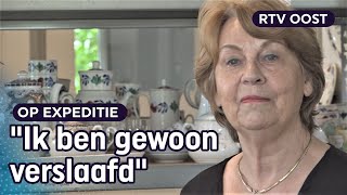 Afelien 79 runt een winkeltje in peperdure exclusieve serviezen  RTV Oost [upl. by Alhak]