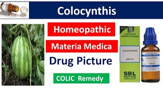 Colocynthis Homeopathic Medicine  Drug Picture  Materia Medica bhms materiamedica colocynthis [upl. by Saval]