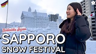 Snowy Spectacle in Sapporo Discover Japans Winter Masterpieces ❄️ Sapporo Snow Festival 2024 [upl. by Nahn76]