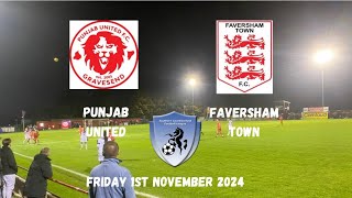 TASHI KWAYIE HATTRICK  Punjab United 03 Faversham Town 01112024 [upl. by Lorenzana396]