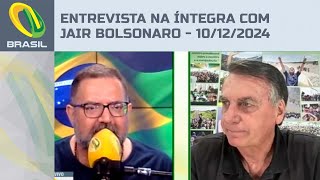 Entrevista na íntegra com Jair Bolsonaro  10122024 [upl. by Diahann750]