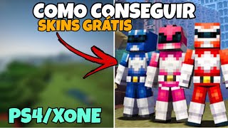 SAIU Como conseguir SKINS GRÁTIS no Minecraft PS4 e XONE  SZ Channel Br [upl. by Giorgia]