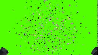 Confetti Green Screen [upl. by Llerrej]