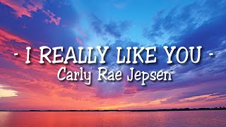 Carly Rae Jepsen  I Really Like You Lyrics [upl. by Norrab]