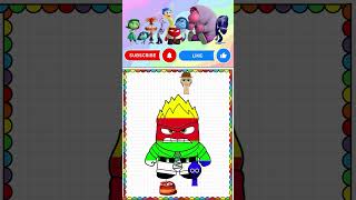 Painting ANGER color with INSIDE OUT 2 and Incredibox Sprunki shorts funny insideout2 sprunki [upl. by Benedetto]