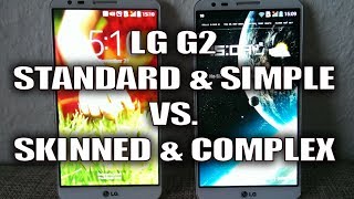 LG G2 Out of The Box vs LG G2 Heavy ThemedLoaded with Apps [upl. by Inohs]