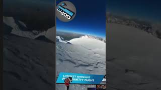 GoPro Awards Worlds Longest Wingsuit Proximity Flight  Mont Blanc France [upl. by Suneya808]